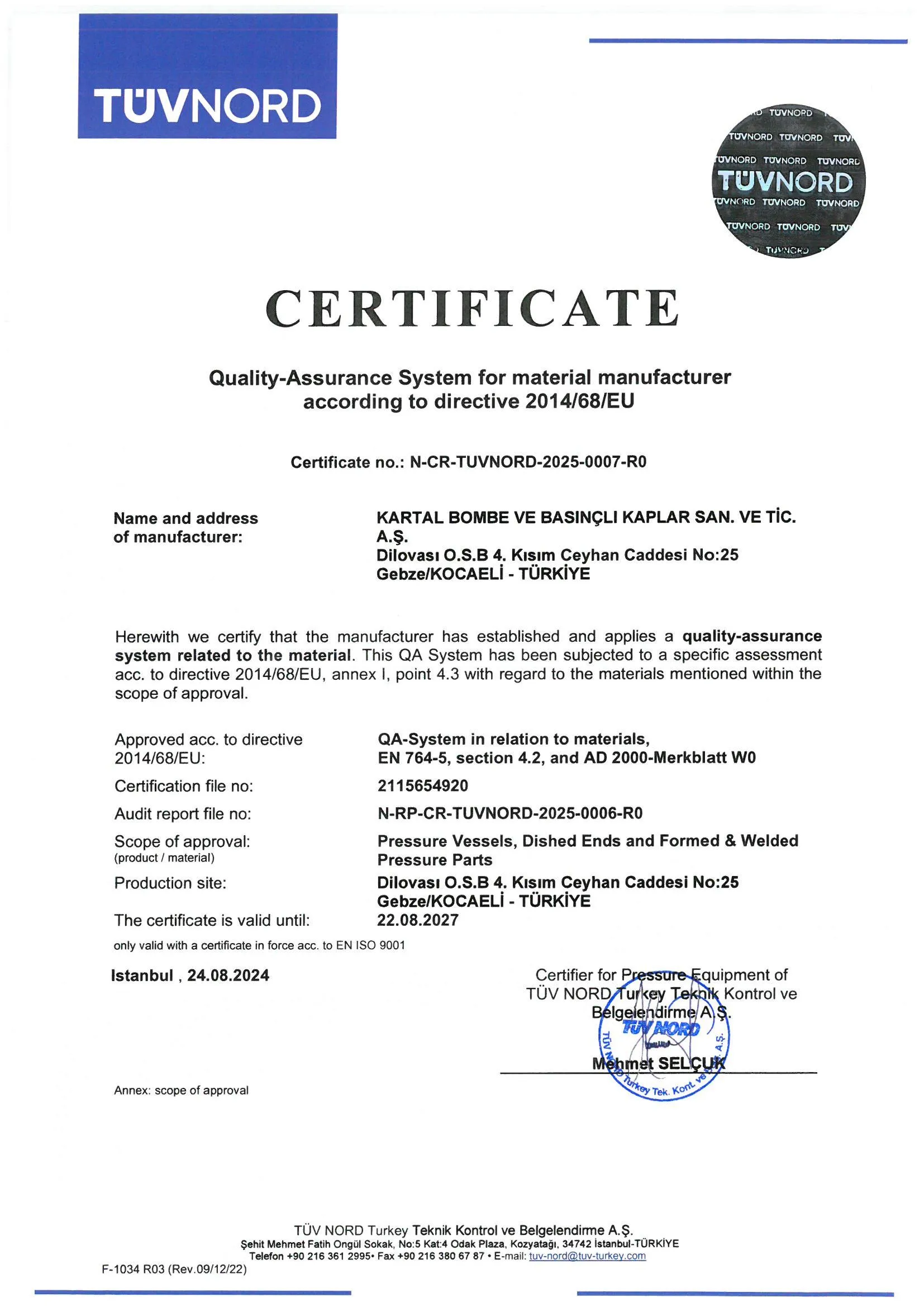Certificate 5
